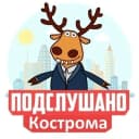 Канал Подслушано Кострома в MAX
