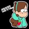 Стикерпак Набор стикеров Gravity Falls