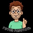Стикеры Набор стикеров Разработчик в MAX